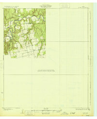 1931 Map of Rotan, TX