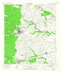Download a high-resolution, GPS-compatible USGS topo map for Round Rock, TX (1967 edition)