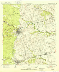 preview thumbnail of historical topo map of Round Rock, TX in 1951