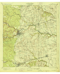 1928 Map of Georgetown, TX