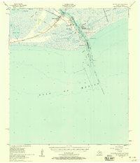 Download a high-resolution, GPS-compatible USGS topo map for Sabine Pass, TX (1957 edition)