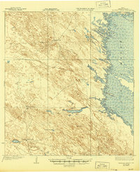 1923 Map of Saltillo Ranch, 1944 Print