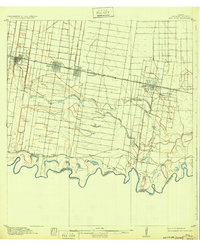 1916 Map of San Juan, 1932 Print