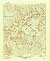 1939 Map of Sanford, 1949 Print