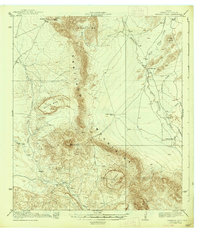 preview thumbnail of historical topo map of Brewster County, TX in 1938