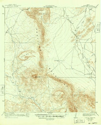 preview thumbnail of historical topo map of Brewster County, TX in 1938