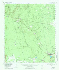 preview thumbnail of historical topo map of Reeves County, TX in 1955