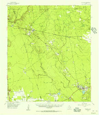 Download a high-resolution, GPS-compatible USGS topo map for Saratoga, TX (1956 edition)
