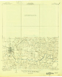 1930 Map of Seguin, TX, 1946 Print