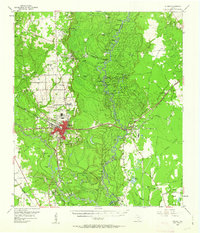 Download a high-resolution, GPS-compatible USGS topo map for Silsbee, TX (1963 edition)
