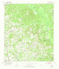 Download a high-resolution, GPS-compatible USGS topo map for Slocum, TX (1975 edition)