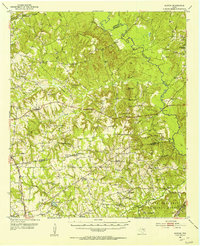 Download a high-resolution, GPS-compatible USGS topo map for Slocum, TX (1953 edition)