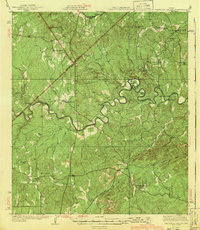 preview thumbnail of historical topo map of Comal County, TX in 1940