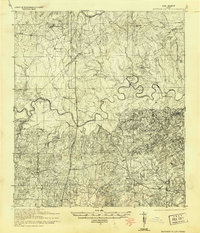 preview thumbnail of historical topo map of Comal County, TX in 1940