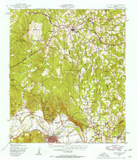 1948 Map of Smithville, TX, 1956 Print