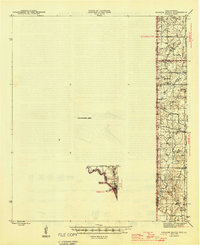 1945 Map of Socagee Bayou