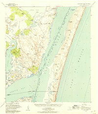 Download a high-resolution, GPS-compatible USGS topo map for South Bird Island, TX (1957 edition)