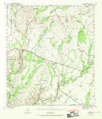 1941 Map of Val Verde County, TX, 1969 Print