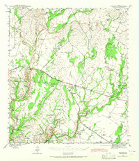 preview thumbnail of historical topo map of Kinney County, TX in 1941