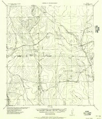 preview thumbnail of historical topo map of Bandera County, TX in 1956