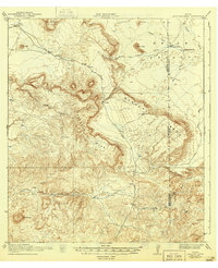 Download a high-resolution, GPS-compatible USGS topo map for Tascotal Mesa, TX (1944 edition)