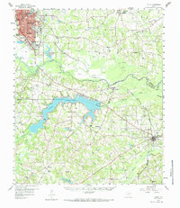 Download a high-resolution, GPS-compatible USGS topo map for Tatum, TX (1984 edition)