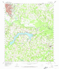 Download a high-resolution, GPS-compatible USGS topo map for Tatum, TX (1974 edition)