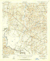 1950 Map of Freestone County, TX