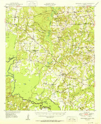 1950 Map of Freestone County, TX
