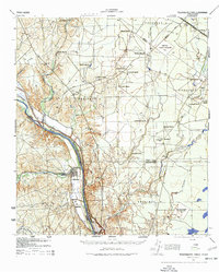 Download a high-resolution, GPS-compatible USGS topo map for Tequesquite Creek, TX (1977 edition)