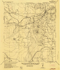 1942 Map of Tilden, TX