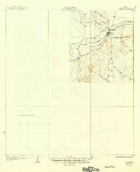 1930 Map of Tilden, TX, 1949 Print