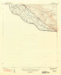 1945 Map of Tornillo, TX, 1949 Print