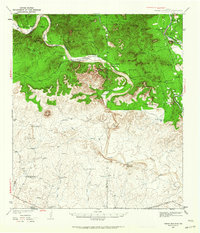 Download a high-resolution, GPS-compatible USGS topo map for Turkey Mountain, TX (1964 edition)