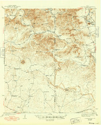 Download a high-resolution, GPS-compatible USGS topo map for Turkey Mountain, TX (1949 edition)