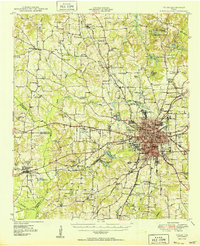 preview thumbnail of historical topo map of Tyler, TX in 1949