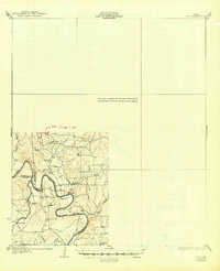 preview thumbnail of historical topo map of Coleman County, TX in 1932