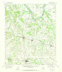 preview thumbnail of historical topo map of Grayson County, TX in 1958