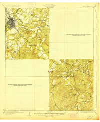 1928 Map of Zephyr, TX