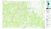 Download a high-resolution, GPS-compatible USGS topo map for Blanding, UT (1983 edition)
