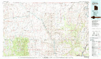 Download a high-resolution, GPS-compatible USGS topo map for Hanksville, UT (1987 edition)