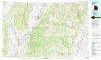 preview thumbnail of historical topo map of Manti, UT in 1981