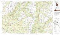 1980 Map of Panguitch, 1981 Print
