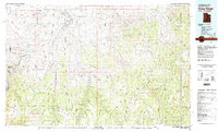 preview thumbnail of historical topo map of Uintah County, UT in 1981