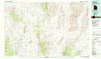 Download a high-resolution, GPS-compatible USGS topo map for Wah Wah Mts North, UT (1985 edition)