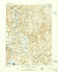 1900 Map of Coalville, 1955 Print