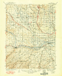 1939 Map of Altamont, UT, 1949 Print