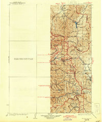 1928 Map of Alta, UT, 1943 Print