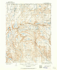 preview thumbnail of historical topo map of Duchesne County, UT in 1905