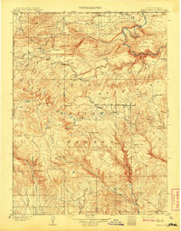 Download a high-resolution, GPS-compatible USGS topo map for Marsh Peak, UT (1908 edition)